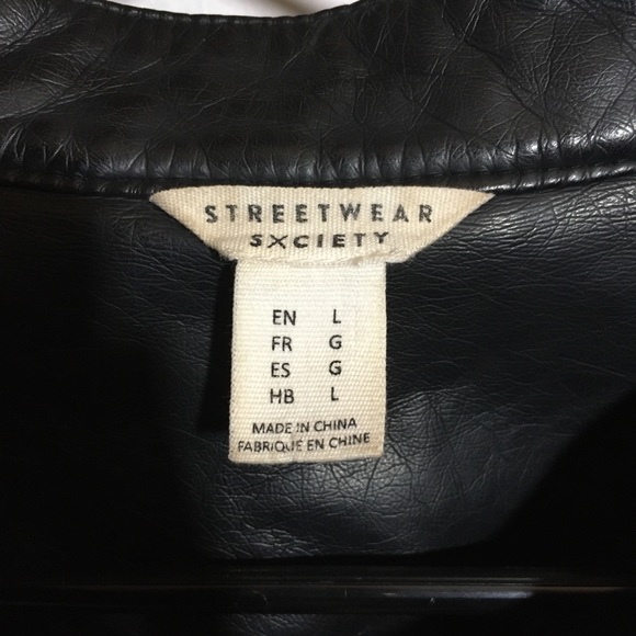 Black Pleather Jacket - Picture 5 of 5